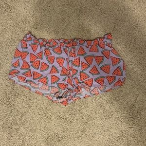 Watermelon Pattern PJ Shorts